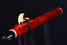 Blood Wood Native American Flute, Minor, Mid F#-4, #H4K
